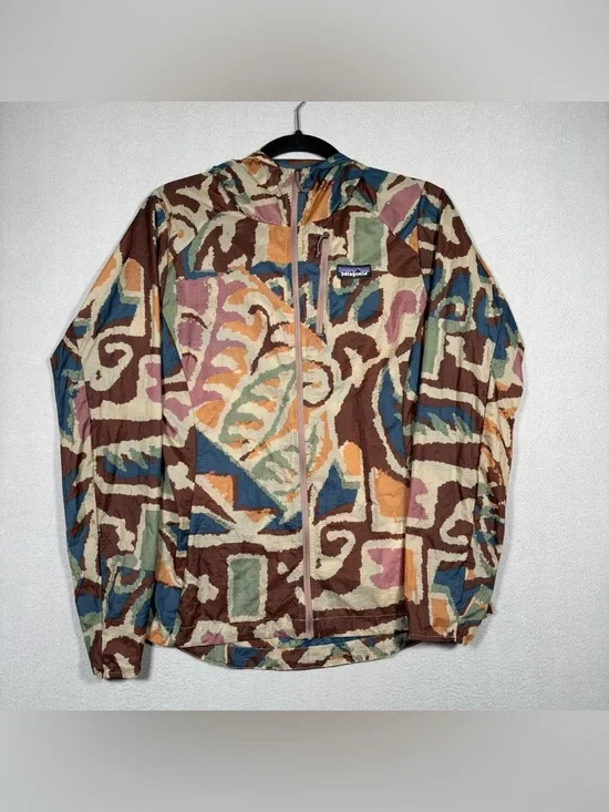 Patagonia Houdini Jacket Women’s Small Thriving Planet Hooded Lightweight - Picture 2 of 11